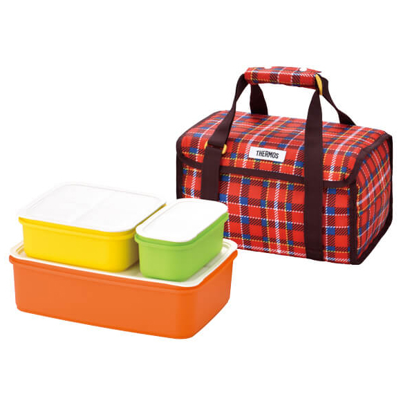 ファミリーフレッシュランチボックス 2段式 3920ml レッド