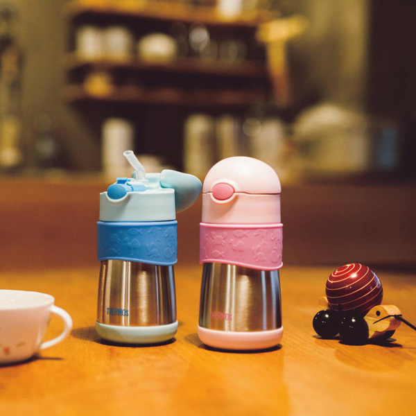 真空断熱ベビーストローマグ 290ml ブルー