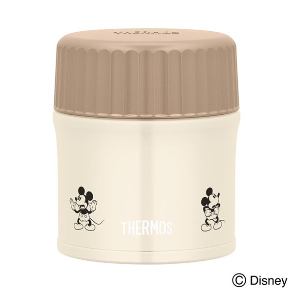 真空断熱スープジャー 300ml ライトベージュ ミッキーデザイン