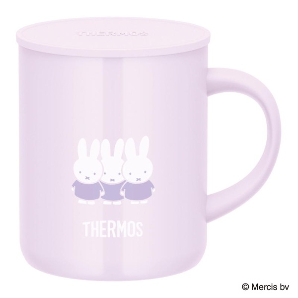 真空断熱マグカップ 350ml ラベンダー ミッフィーデザイン