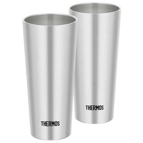 真空断熱タンブラー 400ml 2個セット (ステンレス)