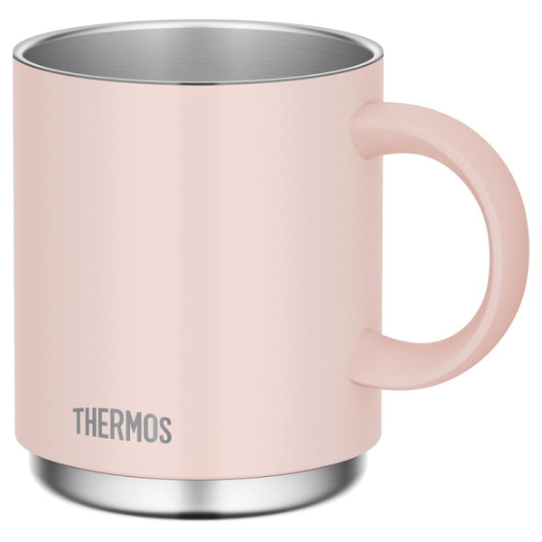 真空断熱マグカップ 450ml ベージュピンク (食洗機対応)