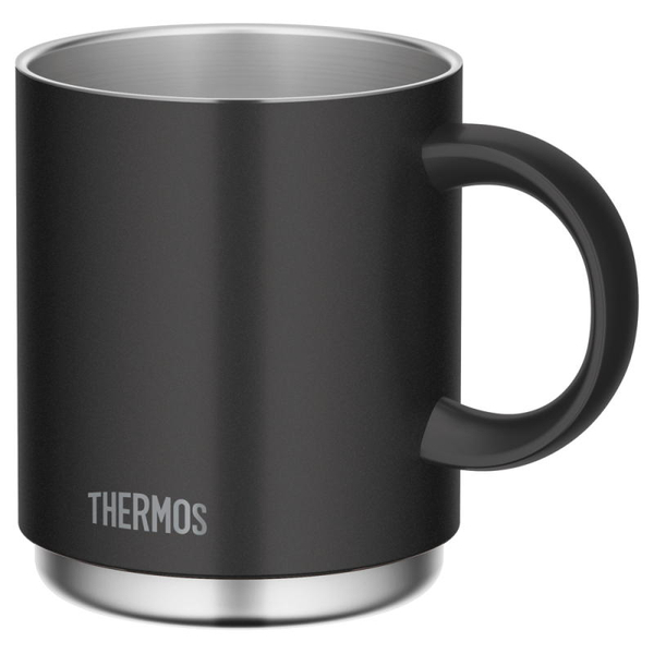 真空断熱マグカップ 450ml ブラック (食洗機対応)