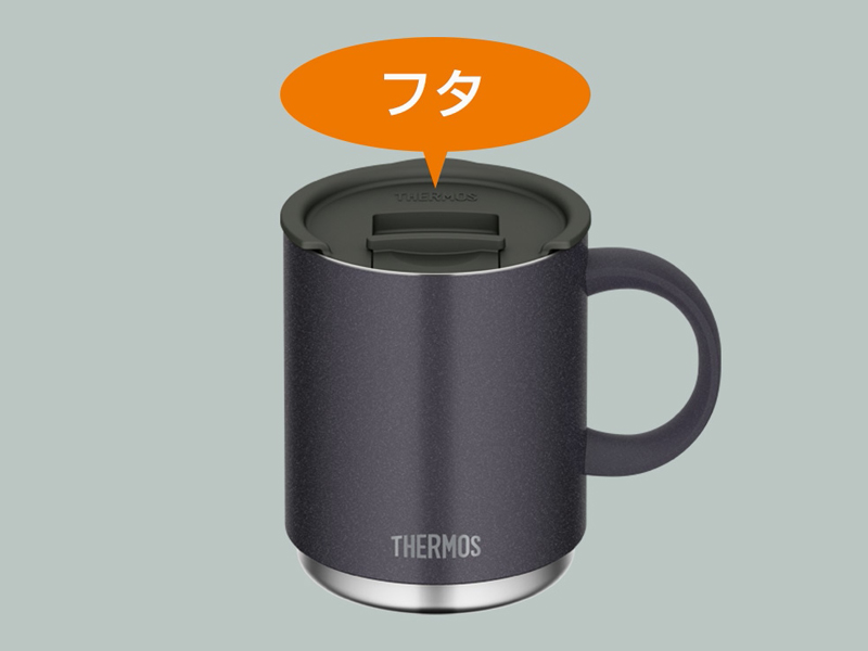 マグカップ用フタ ブラウン