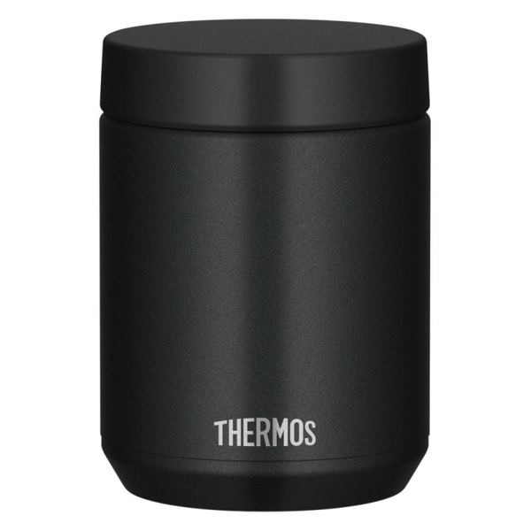 真空断熱スープジャー 500ml ブラック ビックサイズ (食洗機対応)