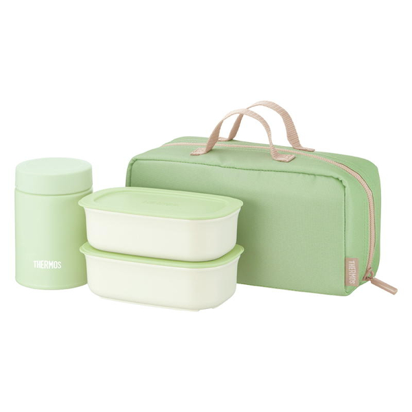 真空断熱スープランチセット (200ml+300ml×2) ダスティグリーン