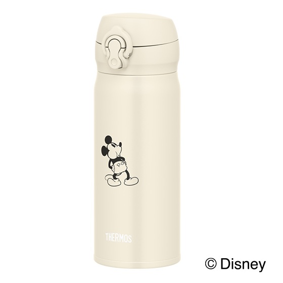 真空断熱ケータイマグ 400ml ライトベージュ ミッキーデザイン