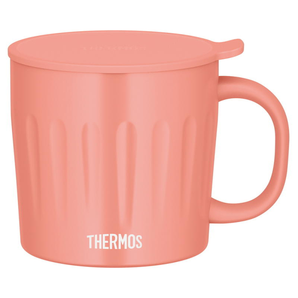真空断熱マグカップ 450ml コーラルピンク (食洗機対応)