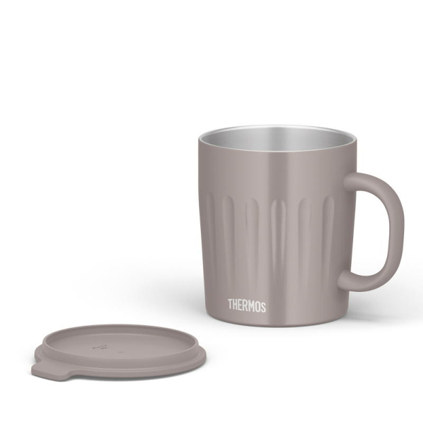 真空断熱マグカップ 450ml グレージュ (食洗機対応)