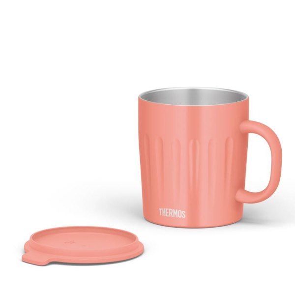 真空断熱マグカップ 550ml コーラルピンク (食洗機対応)