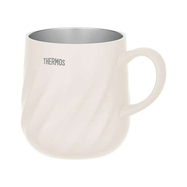 真空断熱マグカップ 450ml アイボリー (食洗機対応)