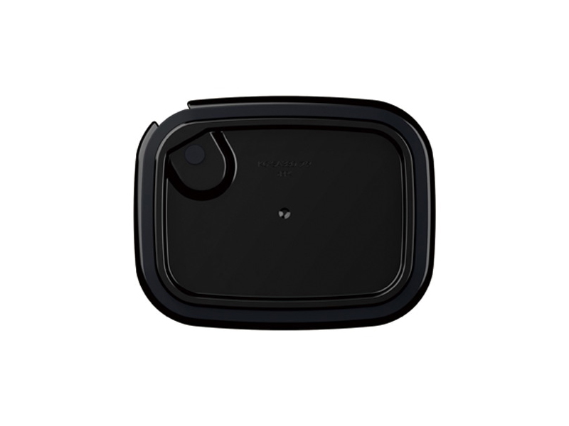 Myフードコンテナー 角型 1500ml ブラック