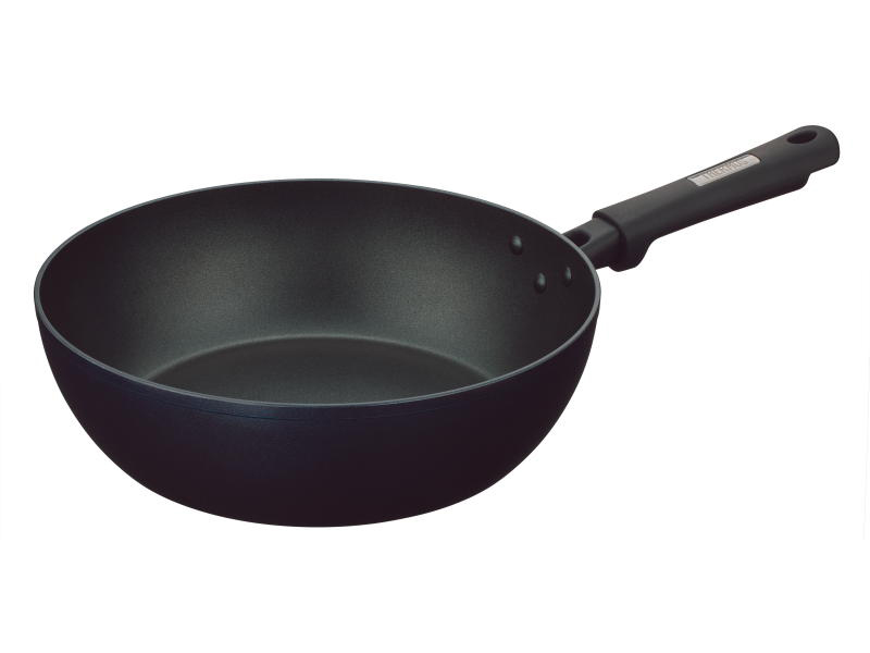 【IH/ガス火対応】炒め鍋 28cm ミッドナイトブルー