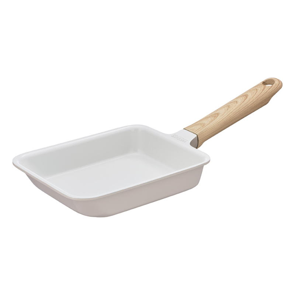 玉子焼きフライパン セラプロテクトシリーズ 13cm グレージュ (IH・ガス対応)