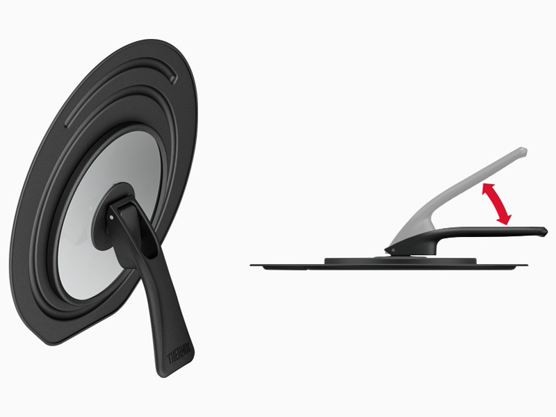 折りたたみスタンド式フタ ブラック