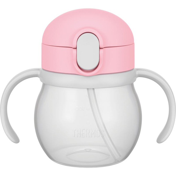 ベビーストローマグ 250ml パウダーピンク