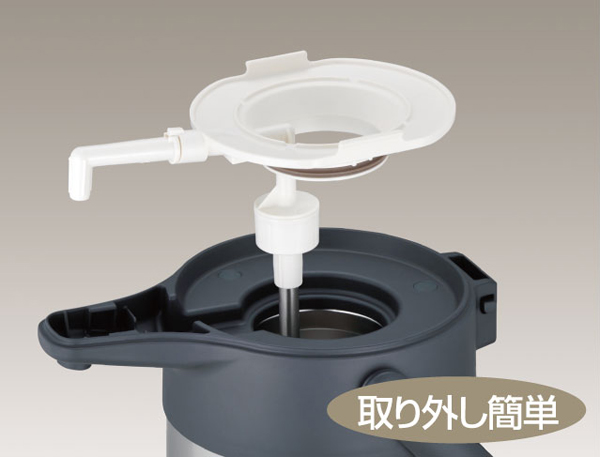 ステンレスエアーポット 3.0L ステンレスブラック