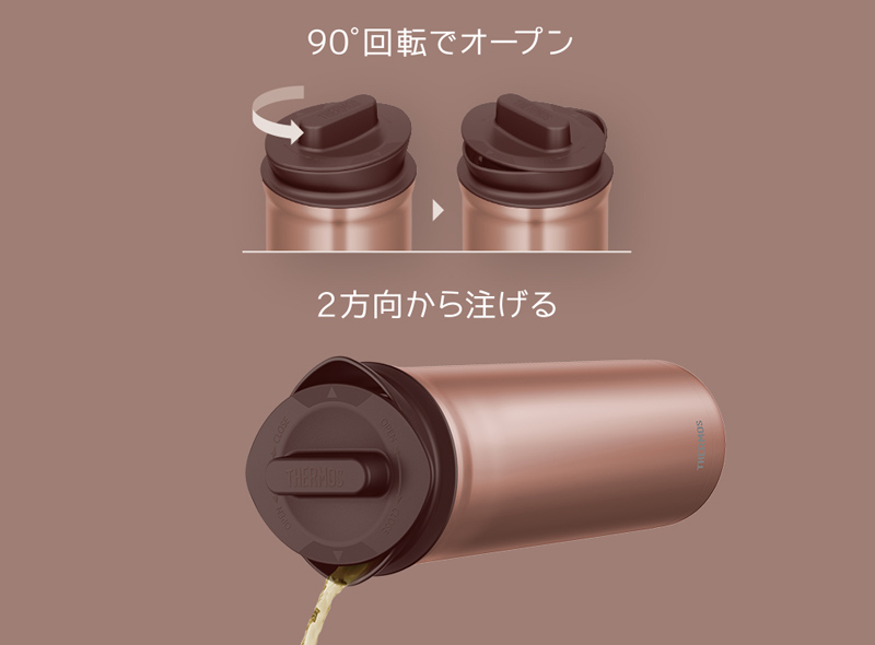 ステンレスポット 1.0L ブロンズ