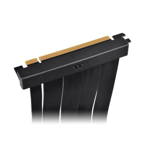 PCI-E 4.0 Dual 90 Degree Riser Cable 130mm Black