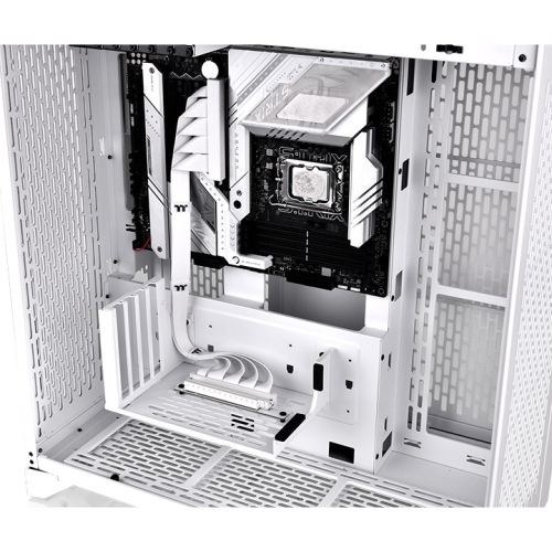 ライザーケーブル PCI-E 4.0 Dual 90 Degree Riser Cable 400mm Snow