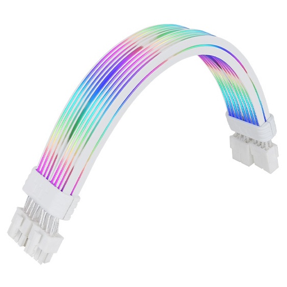 電源ケーブル Tt Mod 8 pin ARGB Snow Cable