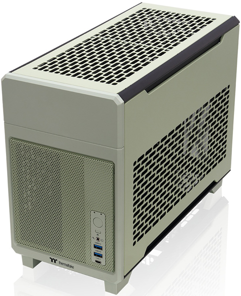 ミニタワー型PCケース TR100 Matcha Green