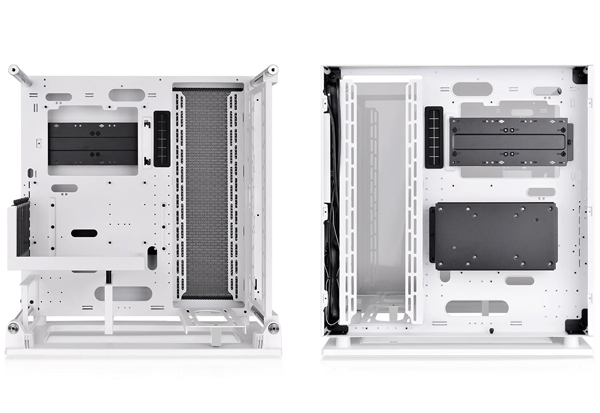 オープンフレーム型PCケース Core P3 TG Pro Snow Edition