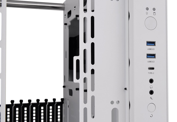 オープンフレーム型PCケース Core P3 TG Pro Snow Edition