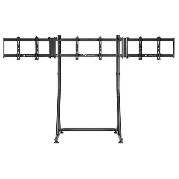 Triple Racing Monitor Stand/Steel/Black