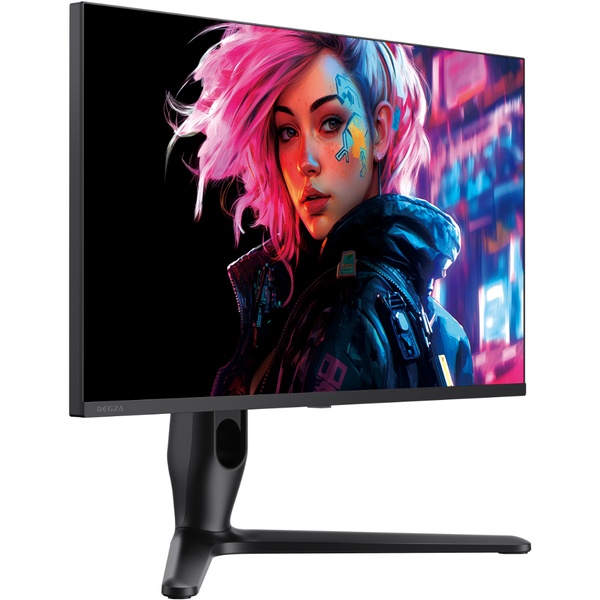 【REGZAゲーミングモニター】27型/3840×2160/HDMI、DP、USB-C/ブラック/スピーカー：あり/UHD/320Hz/1ms/ゲーミングモニター/ゲーム×レグザ