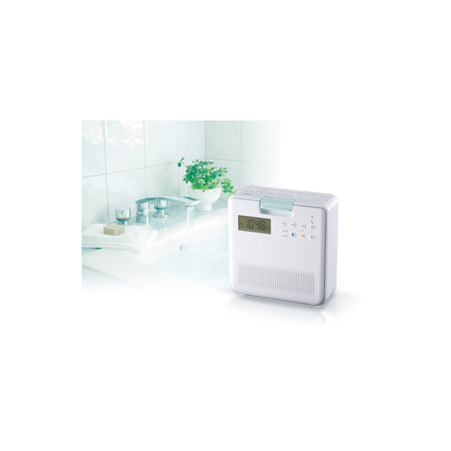 SD/CDラジオ（防水仕様）（Bluetooth対応）（ホワイト）