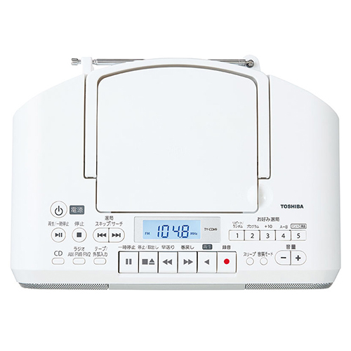 CDラジオカセットレコーダー （シルバー）