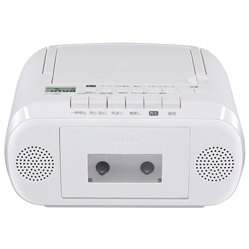 CDラジオカセットレコーダー （ホワイト）