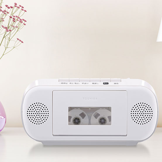 CDラジオカセットレコーダー （ホワイト）