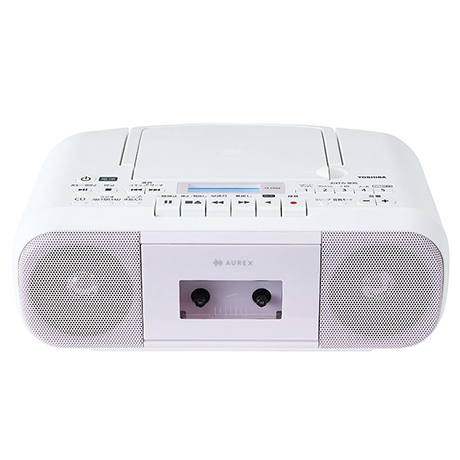 CDラジオカセットレコーダー （ピンク）