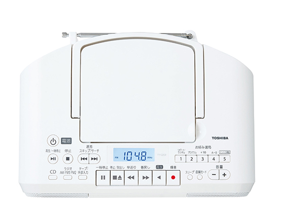 CDラジオカセットレコーダー （ホワイト）