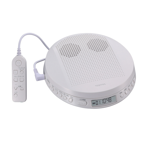 ポータブルCDプレイヤー （ホワイト）