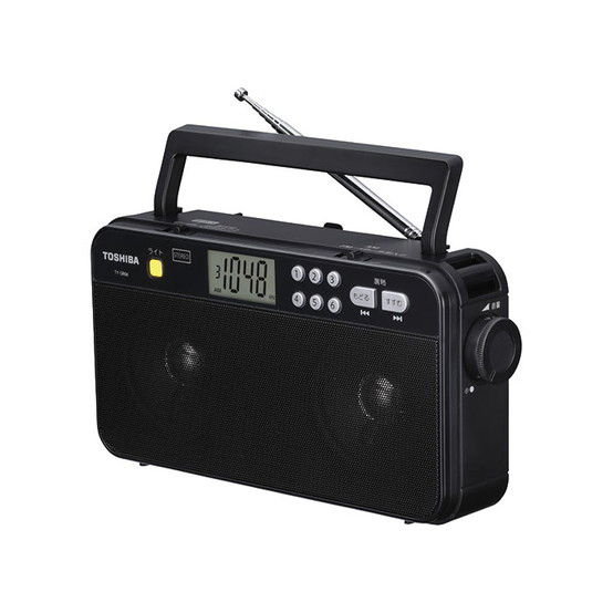 FM/AMステレオホームラジオ (ブラック)