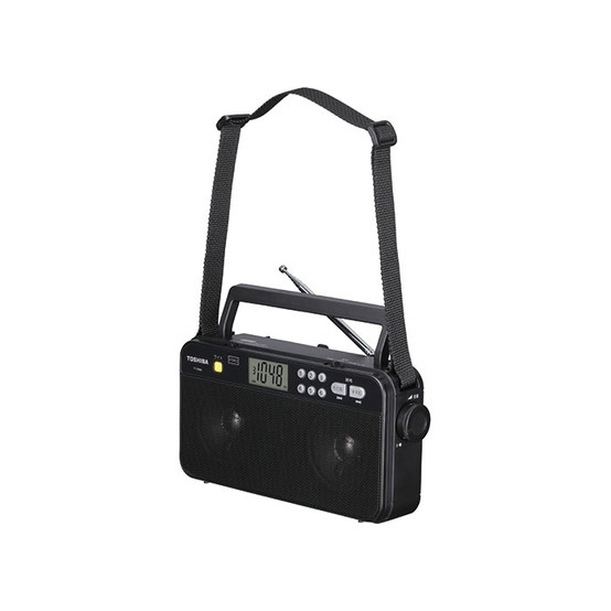 FM/AMステレオホームラジオ (ブラック)