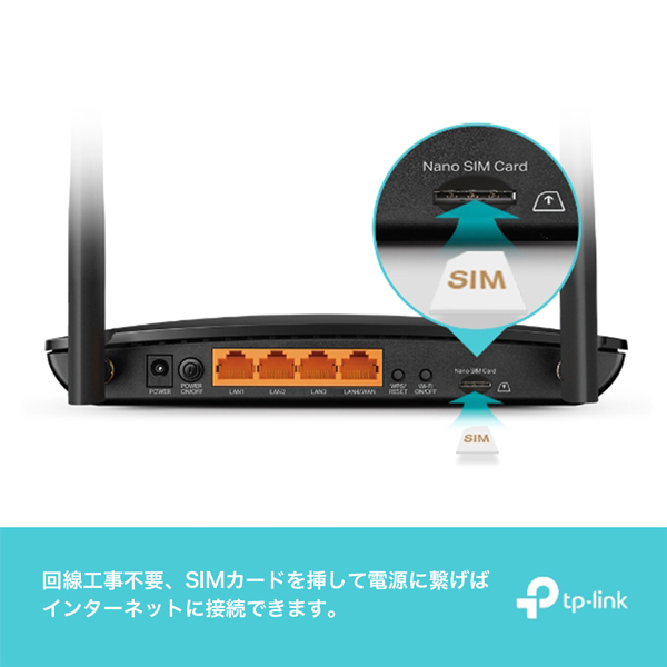 AC1200 SIMフリー ホームルーター
