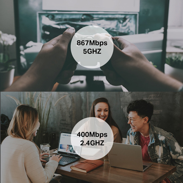 AC1300 ミニ MU-MIMO 無線LAN子機