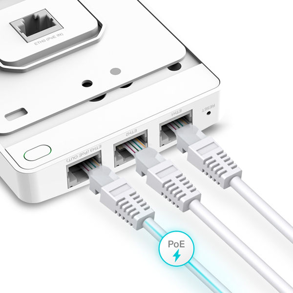 Omada AX1800 壁面埋め込み型 Wi-Fi 6アクセスポイント