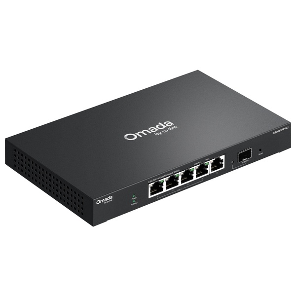 Omada 2.5Gポート×5&10G SFP+スロット×1 イージーマネージスイッチ(PoE++ポート×4)