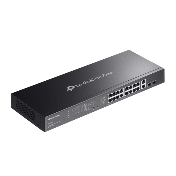 Omada ギガビットポート×20 イージーマネージスイッチ（PoE+ポート×16搭載）