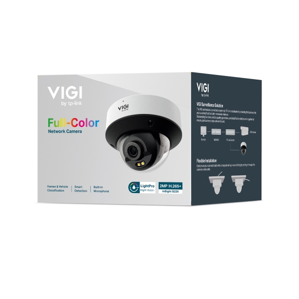 VIGI 2MP フルカラー ドーム型ネットワークカメラ