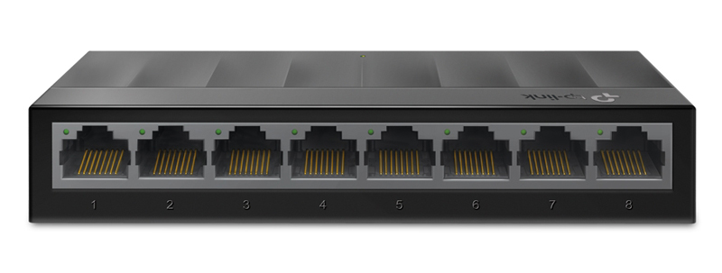 8ポート 10/100/1000Mbps デスクトップスイッチ