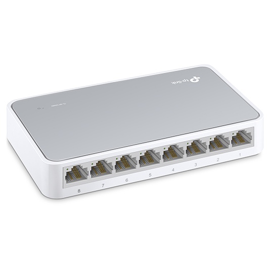 8ポート 10/100Mbps デスクトップ スイッチ