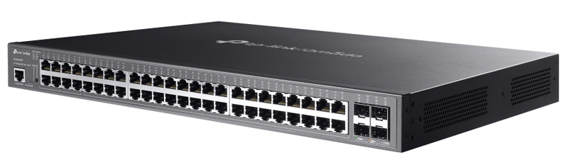 Omada ギガビット/48ポート & 10GE SFP+/4ポート L2+マネージドスイッチ（PoE+×40/PoE++×8）