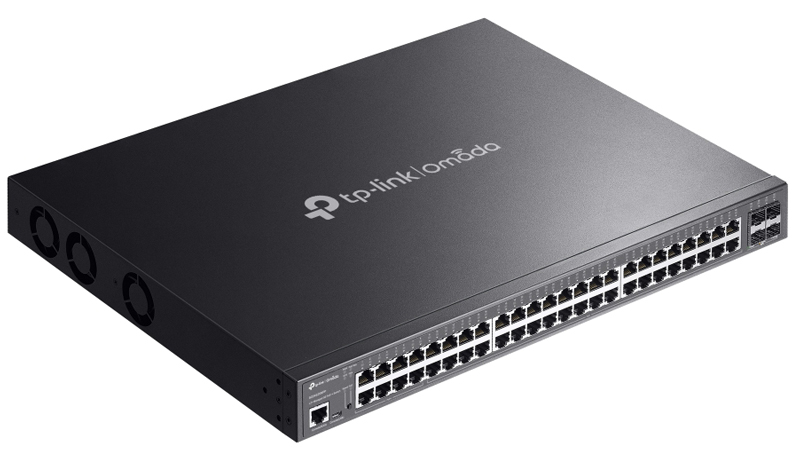Omada ギガビット/48ポート & 10GE SFP+/4ポート L2+マネージドスイッチ（PoE+×40/PoE++×8）
