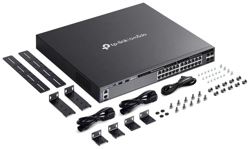 Omada ギガビットポート×24 / 10Gスロット×4 スタッカブルL3マネージスイッチ